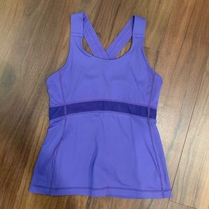 Lululemon Athletic Purple Racerback Tank size 8